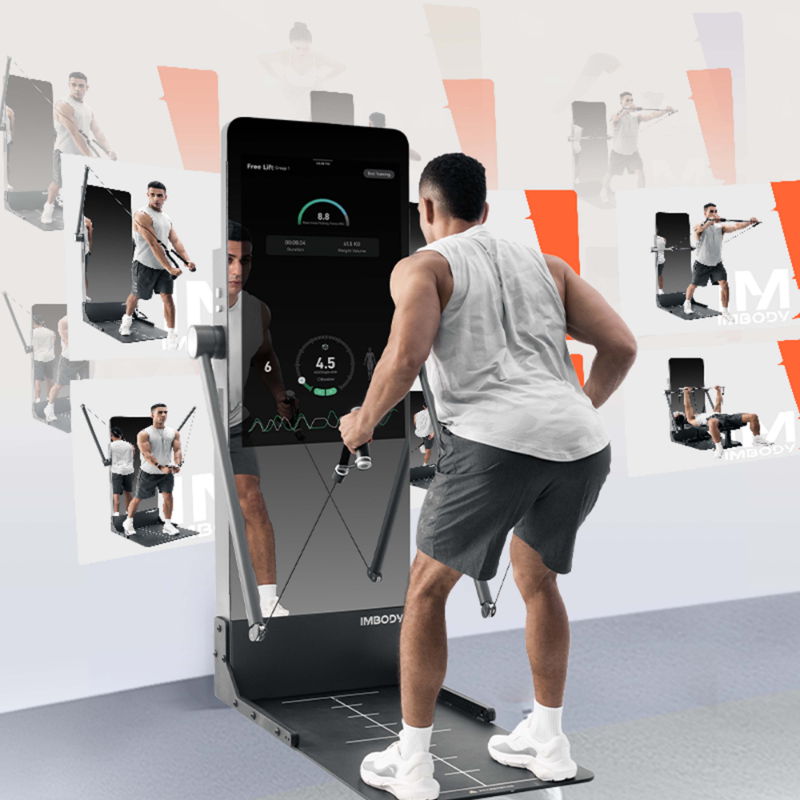 All-In-1 fitness machine with smart resistance control